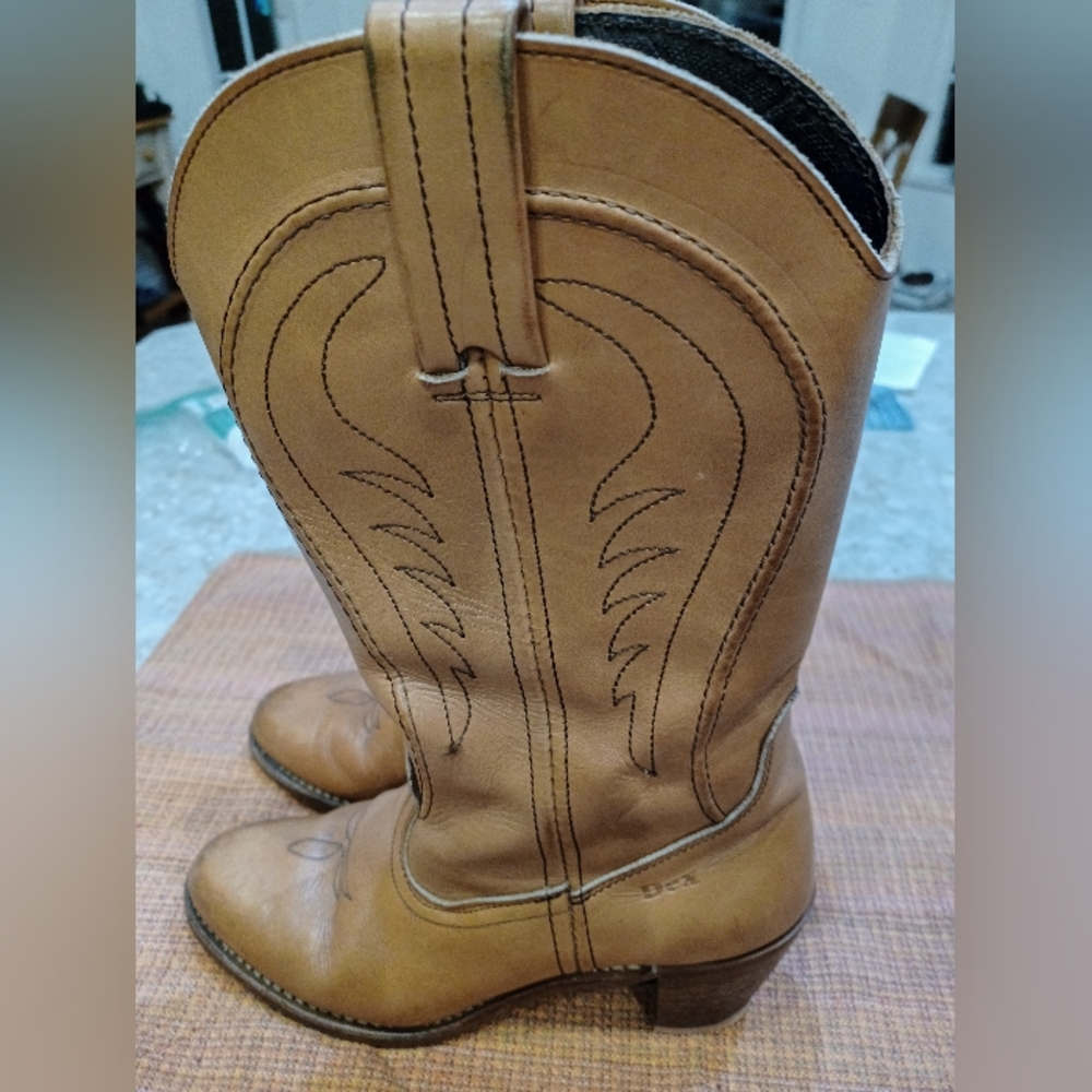 Vintage Dexter "Bronco Natural" women's boots